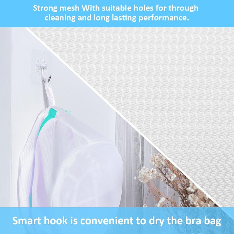 GOGOODA Bra Wash Bags, 4 Pack Underwear Laundry Mesh Bags for Delicates Baby Cloth Sock - Image 5